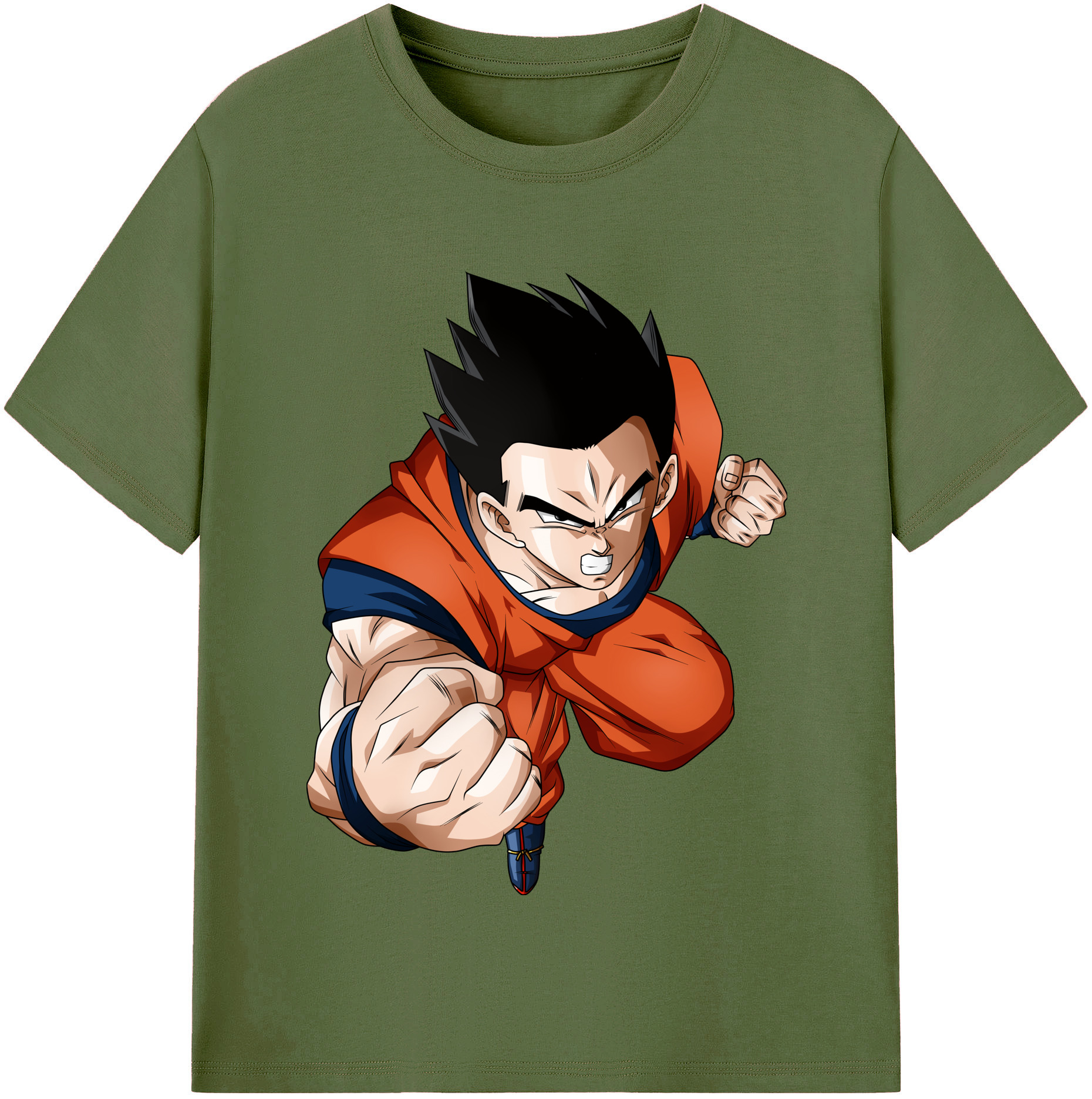 （画像用） ドラゴンボール 孫 悟飯（そんごはん）DRAGON BALL Son Gohan 綿100％半袖Tシャツ（フロントプリント）